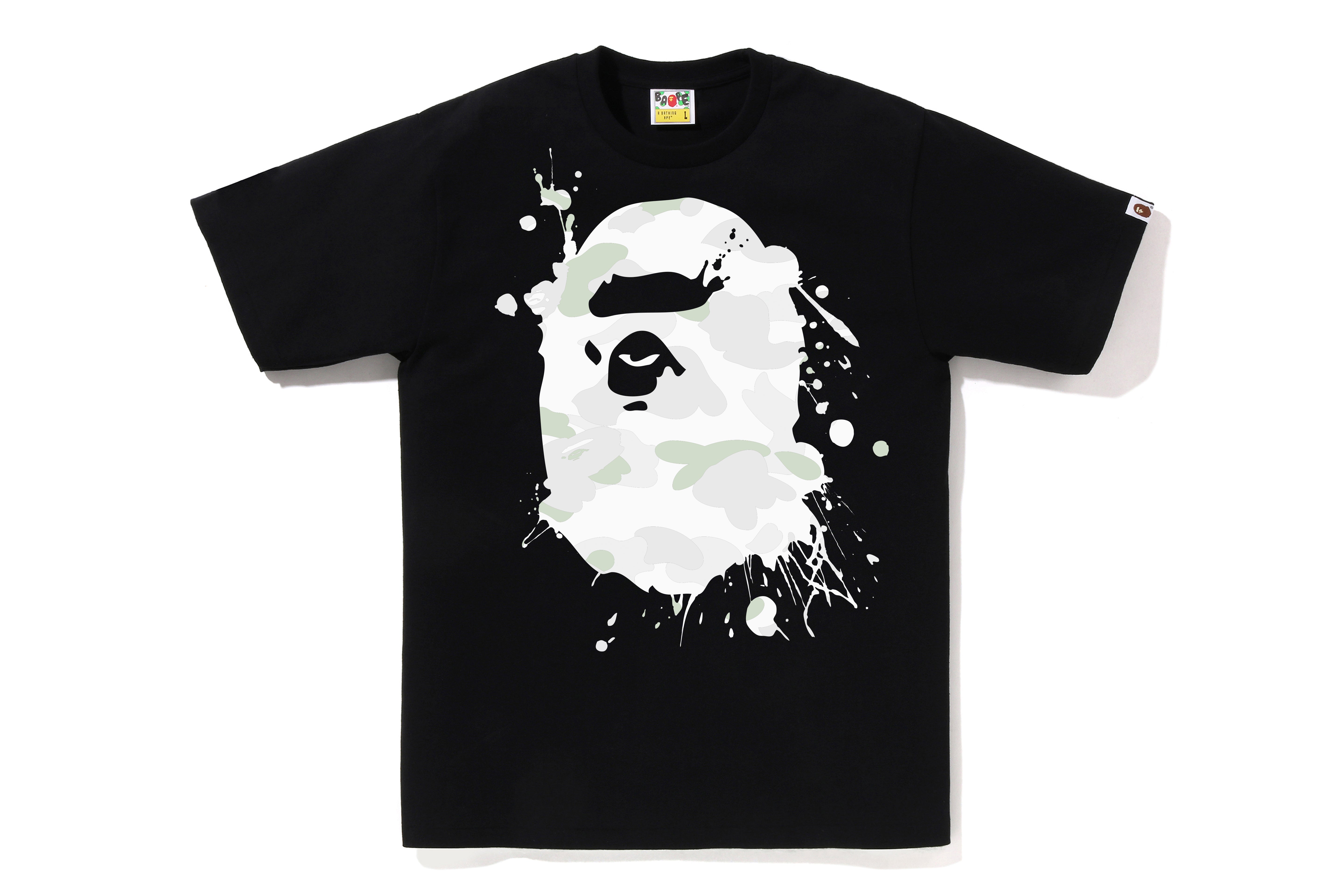 CITY CAMO PAINTING APE HEAD TEE – eu.bape.com