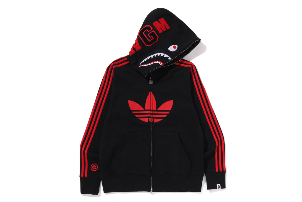 Adidas Superstar Veste Bape Adidas BAPE X ADIDAS SHARK FULL ZIP HOODIE