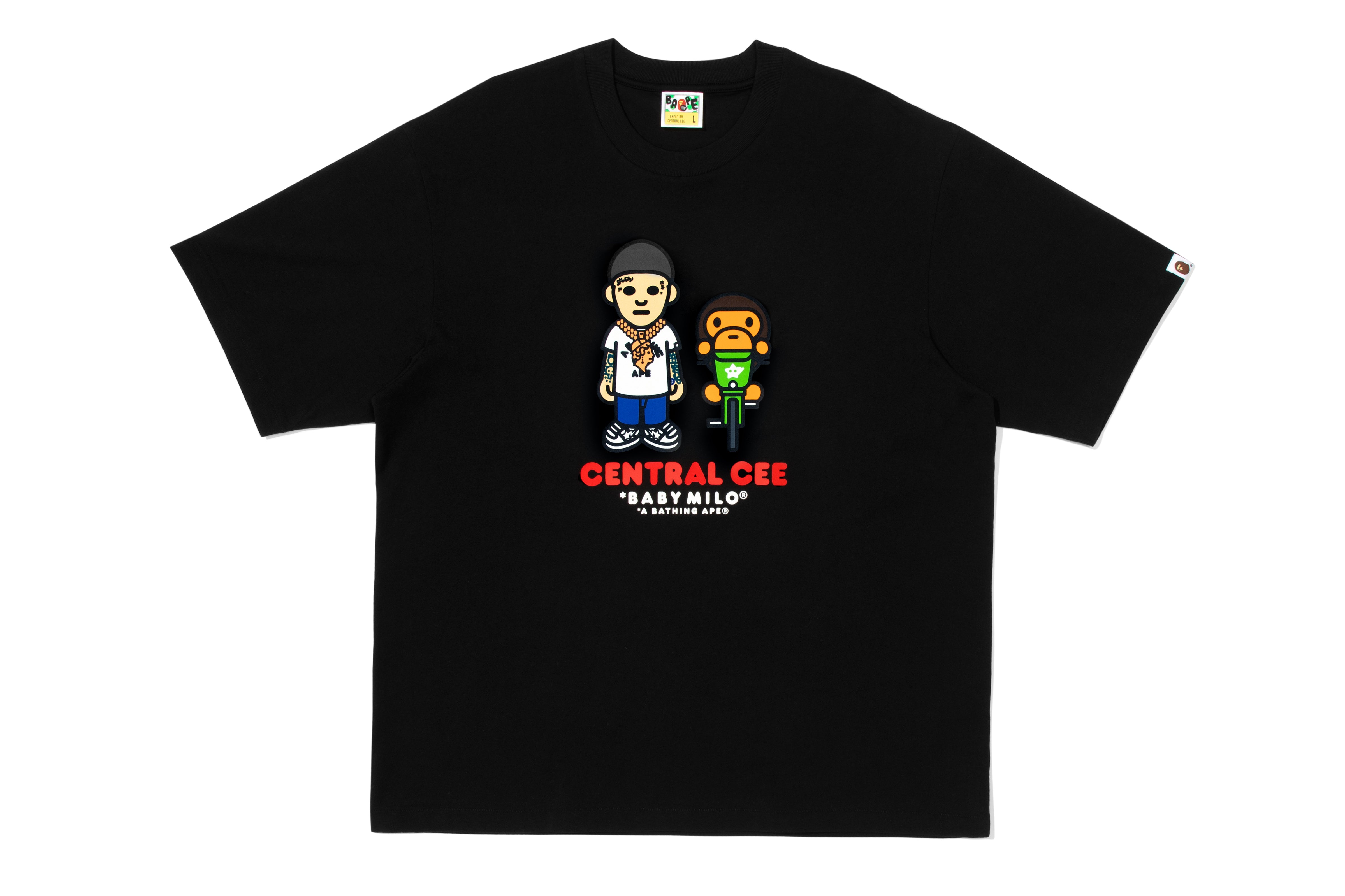 BAPE X SPOTIFY BY CENTRAL CEE BABY MILO RELAXED FIT TEE – eu.bape.com