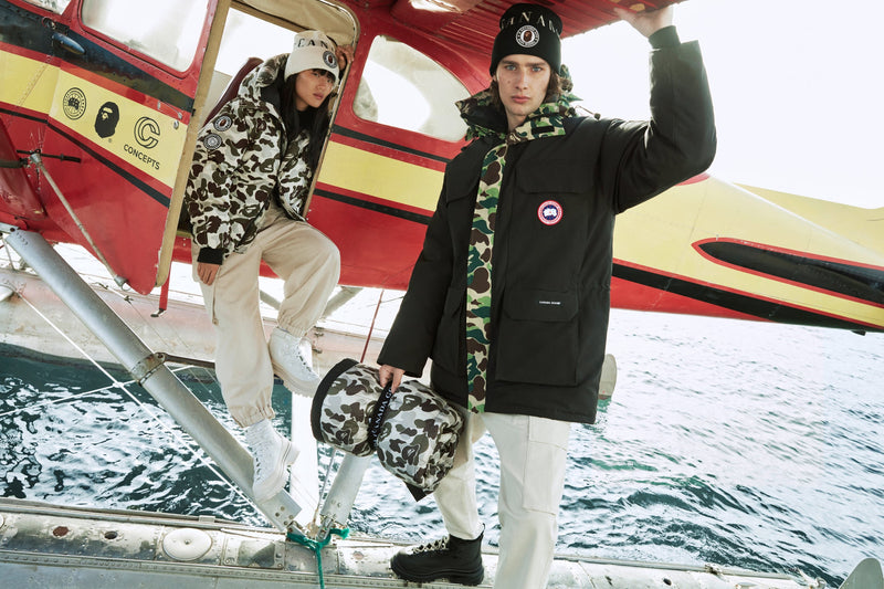 A BATHING APE® x CANADA GOOSE x CONCEPTS