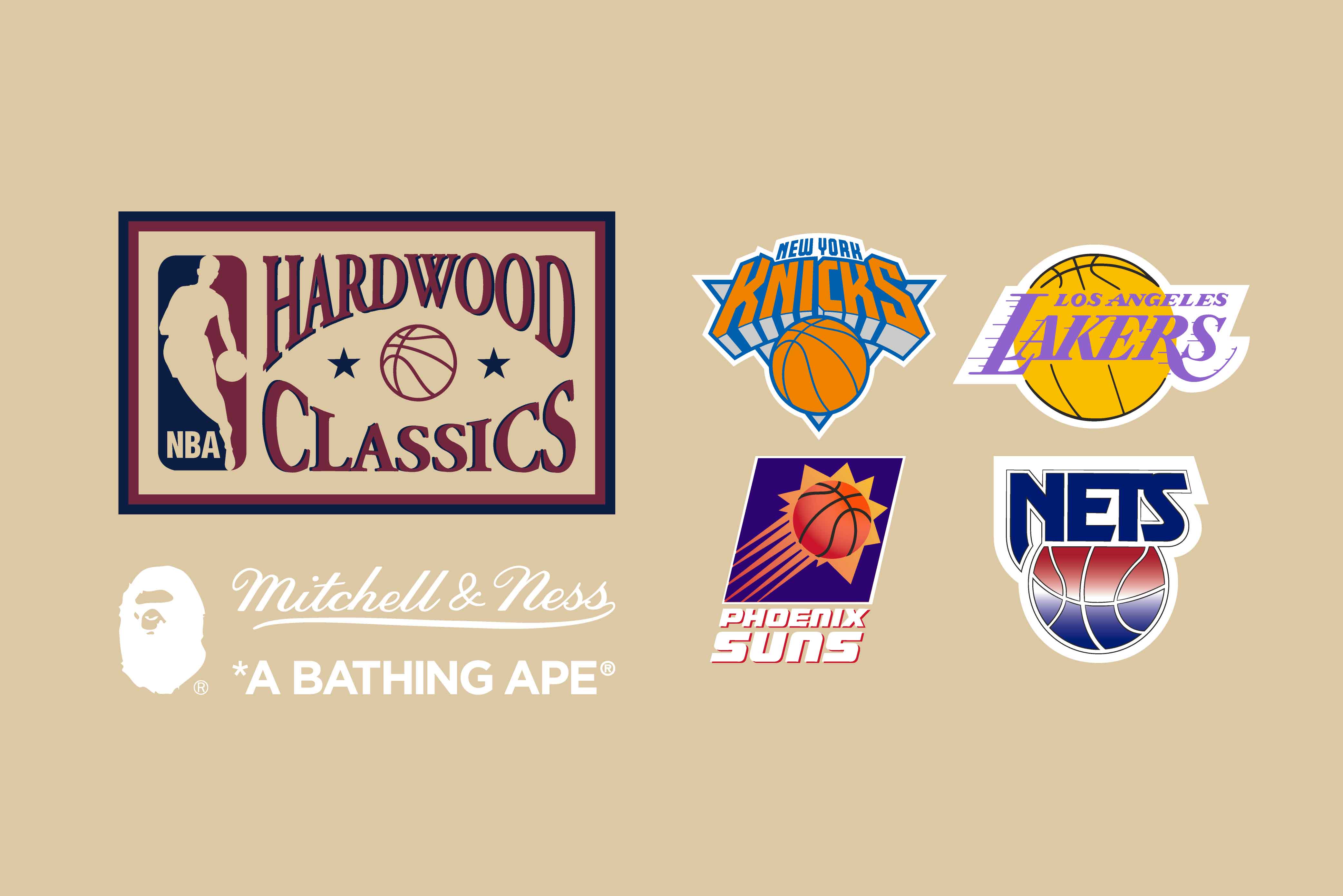 トップス A BATHING APE X MITCHELL & BROOKLYN NETS Men's New Jersey Nets Mitchell & Ness x BAPE Black Full-Snap Satin