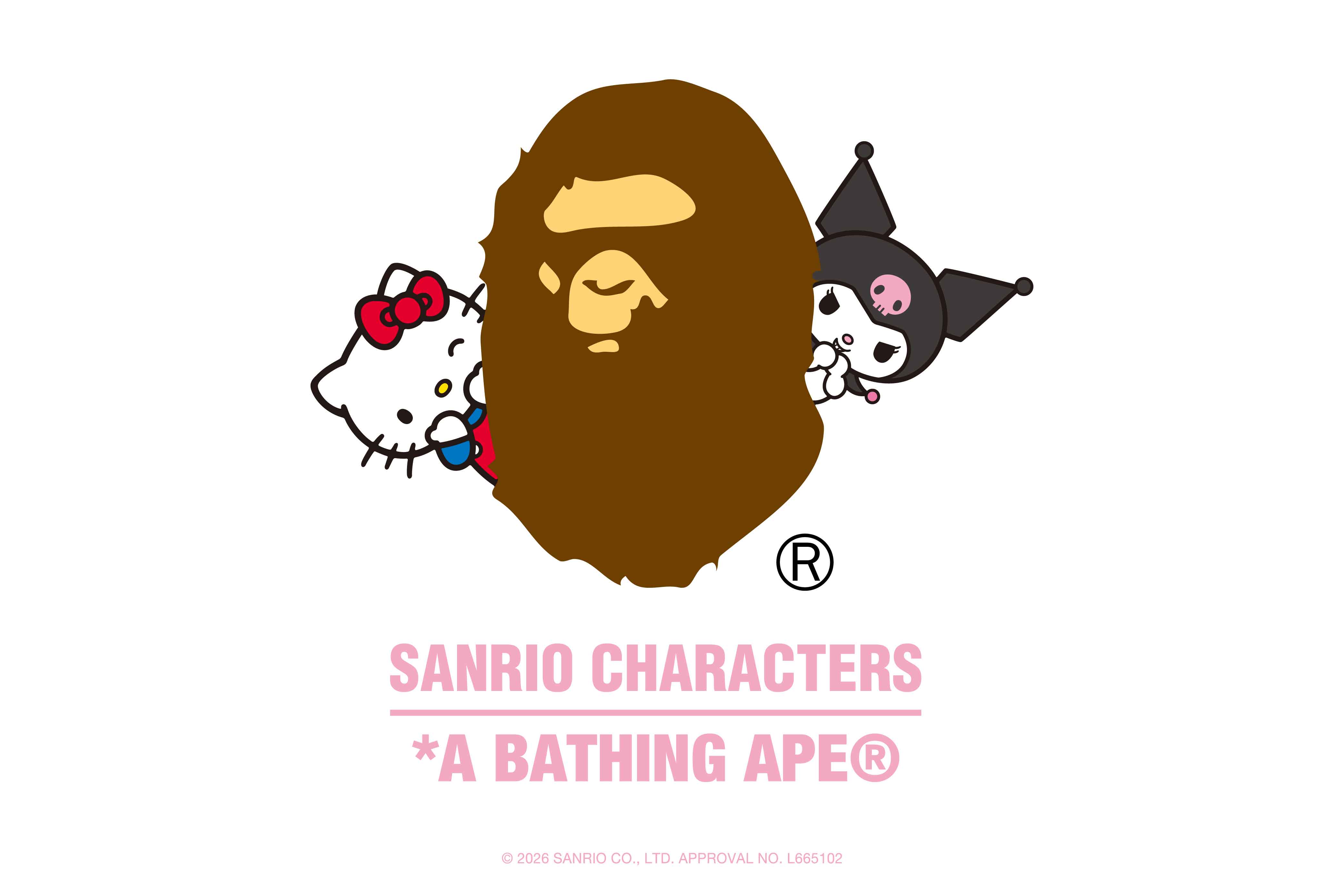 A BATHING APE ハローキティ sパーカー A BATHING APE - BAPE サンリオ キティ マイロ パーカー SANRIO Kitty