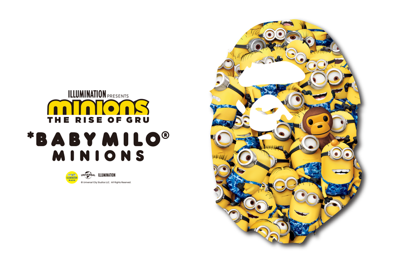 A BATHING APE®︎ × MINIONS: THE RISE OF GRU