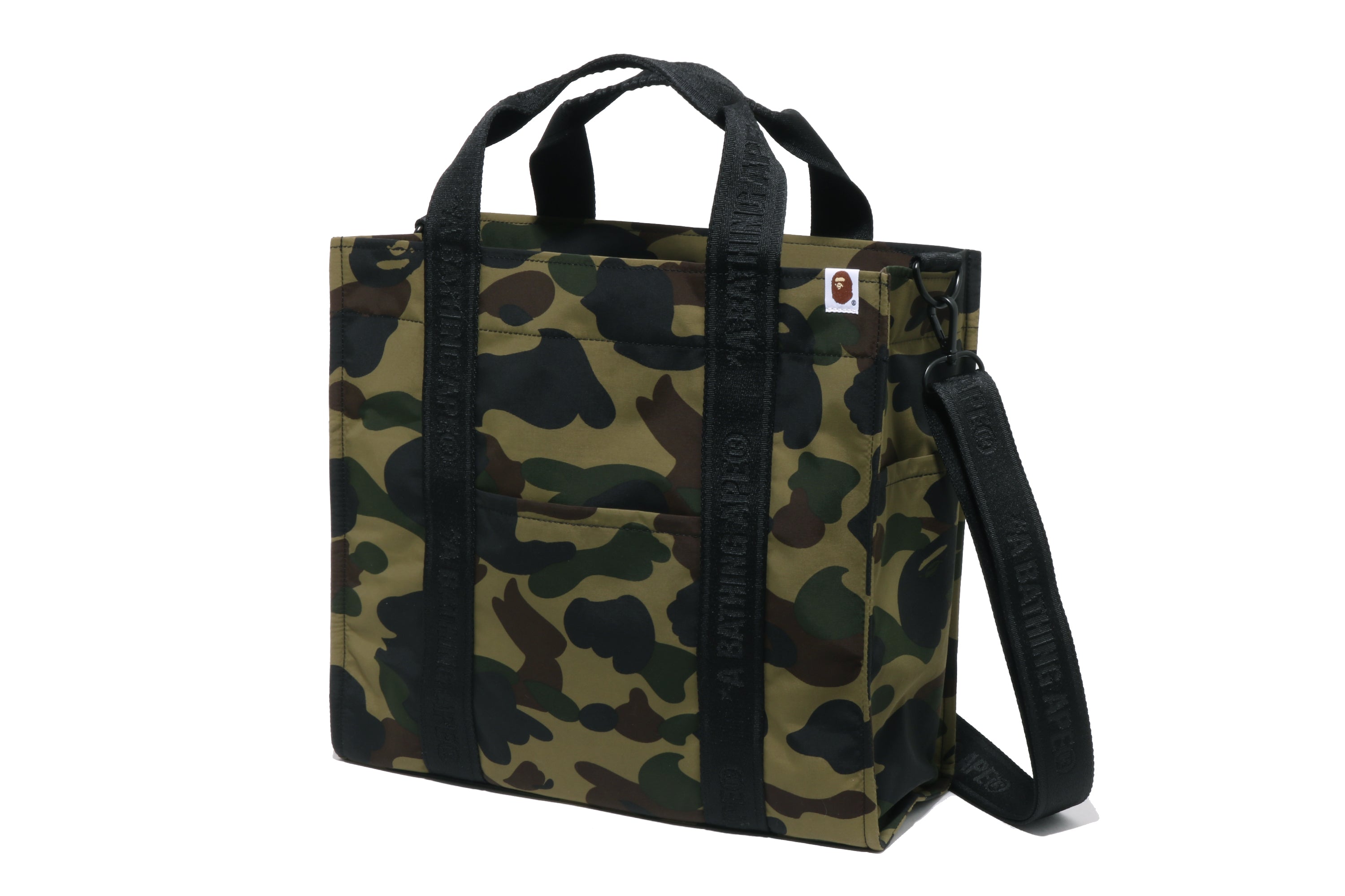 1ST CAMO SLIDING TOTE BAG – eu.bape.com