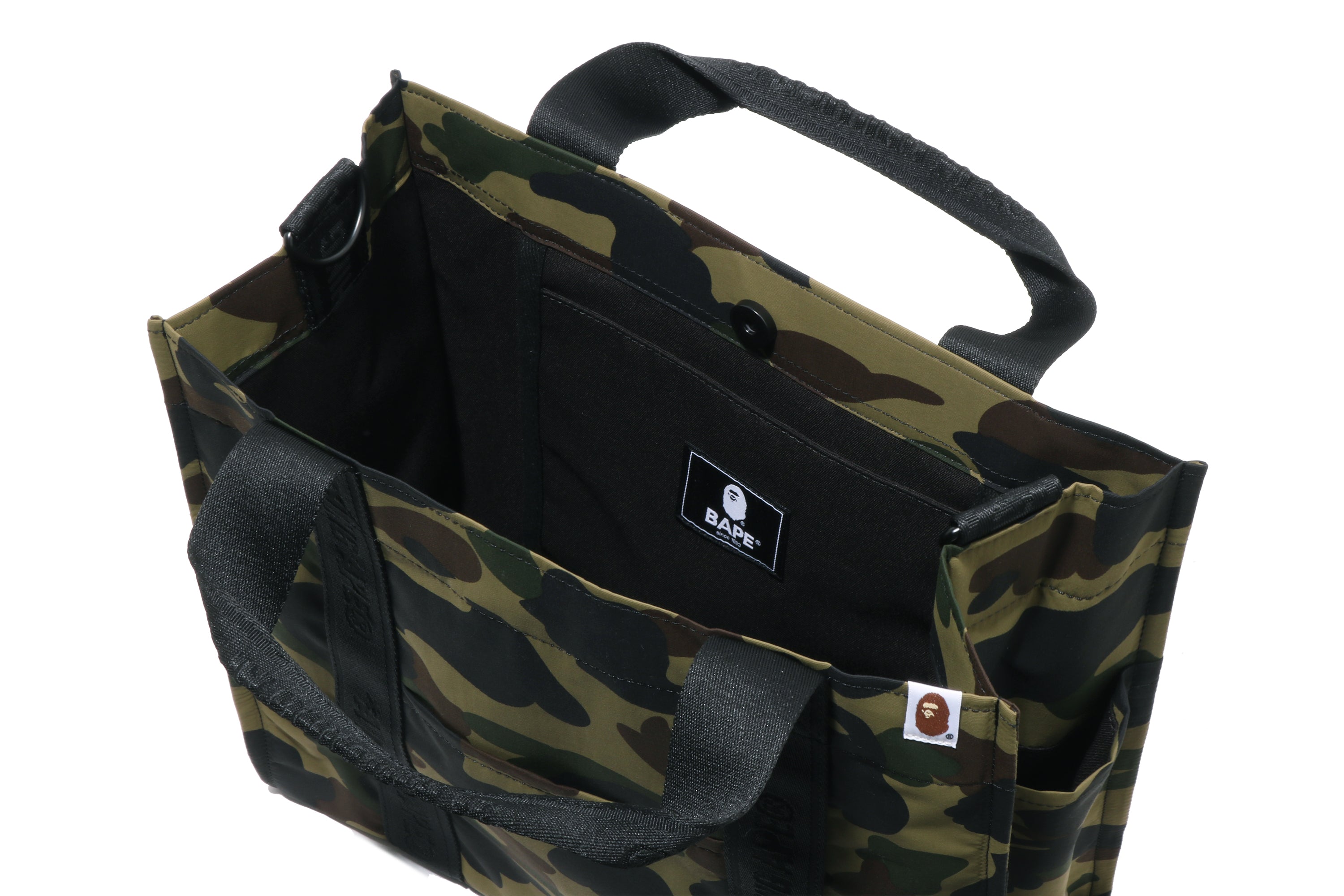 1ST CAMO SLIDING TOTE BAG – eu.bape.com