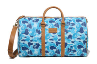 ABC CAMO PU OSTRICH BOSTON BAG
