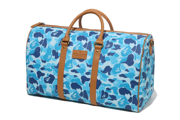 ABC CAMO PU OSTRICH BOSTON BAG