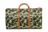 ABC CAMO PU OSTRICH BOSTON BAG