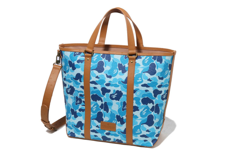 ABC CAMO PU OSTRICH TOTE BAG