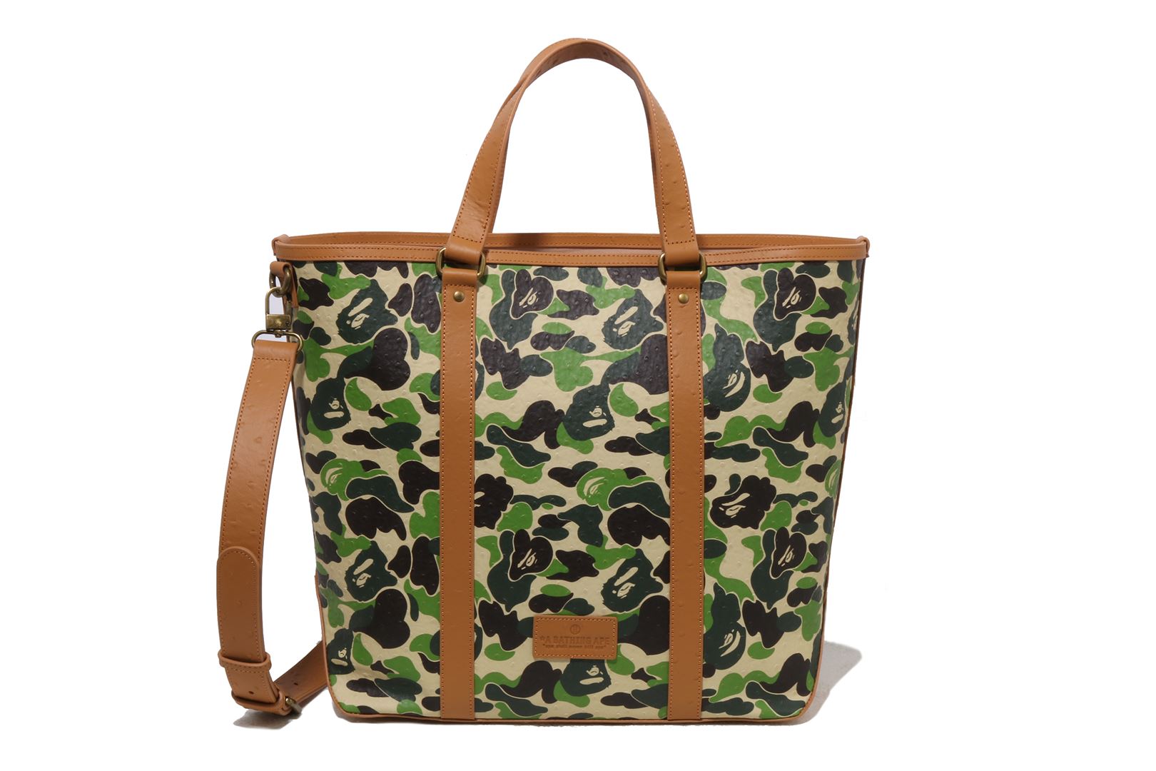 バッグ Bape ABC CAMO PU OSTRICH BOSTON BAG BAPE Abc Camo Pu