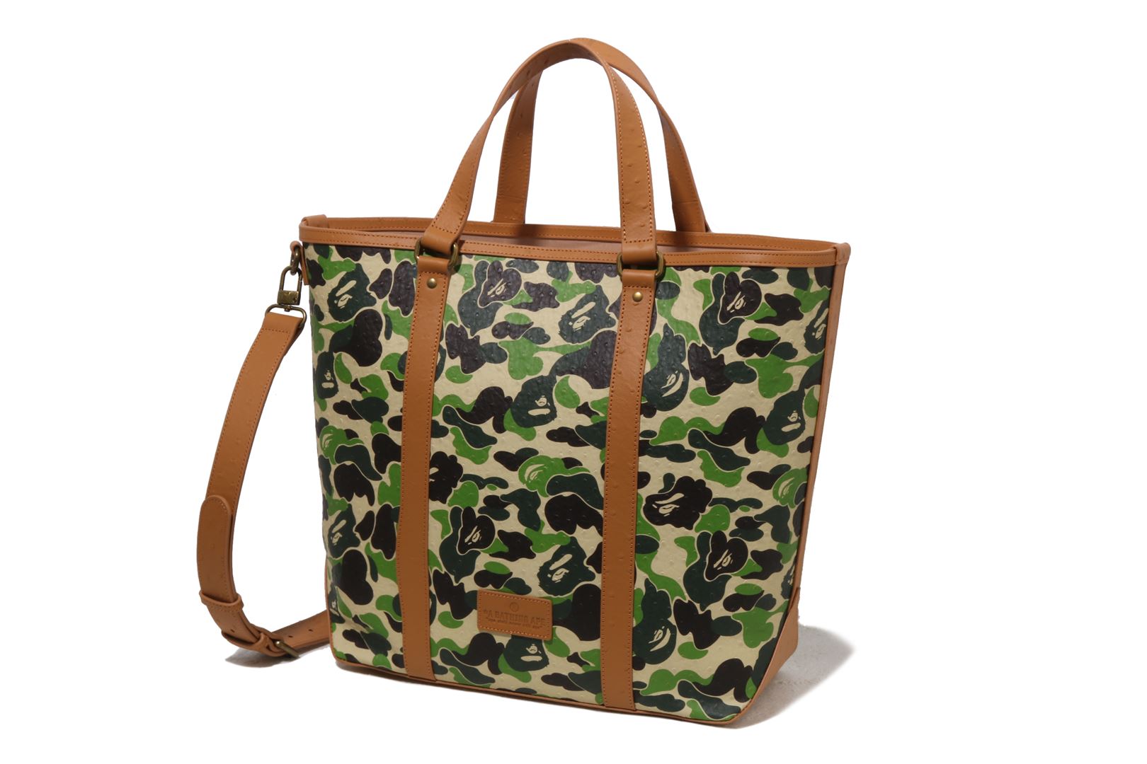 ABC CAMO PU OSTRICH TOTE BAG – eu.bape.com