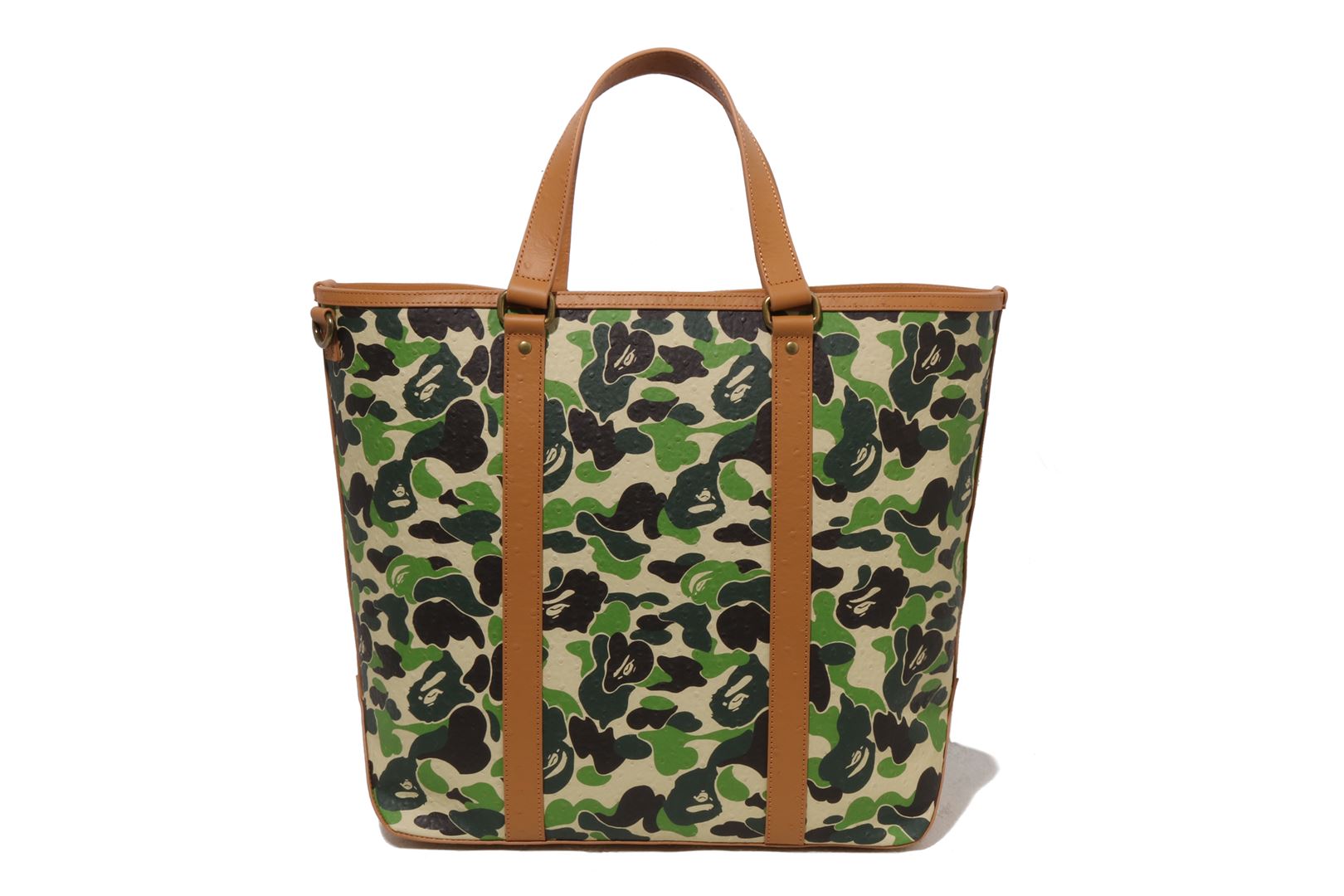 ABC CAMO PU OSTRICH TOTE BAG – eu.bape.com