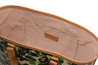 ABC CAMO PU OSTRICH TOTE BAG