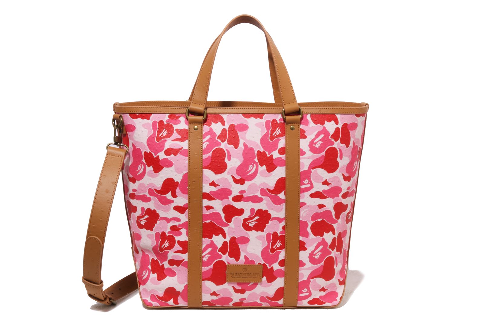 ABC CAMO PU OSTRICH TOTE BAG – eu.bape.com