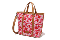 ABC CAMO PU OSTRICH TOTE BAG