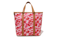 ABC CAMO PU OSTRICH TOTE BAG
