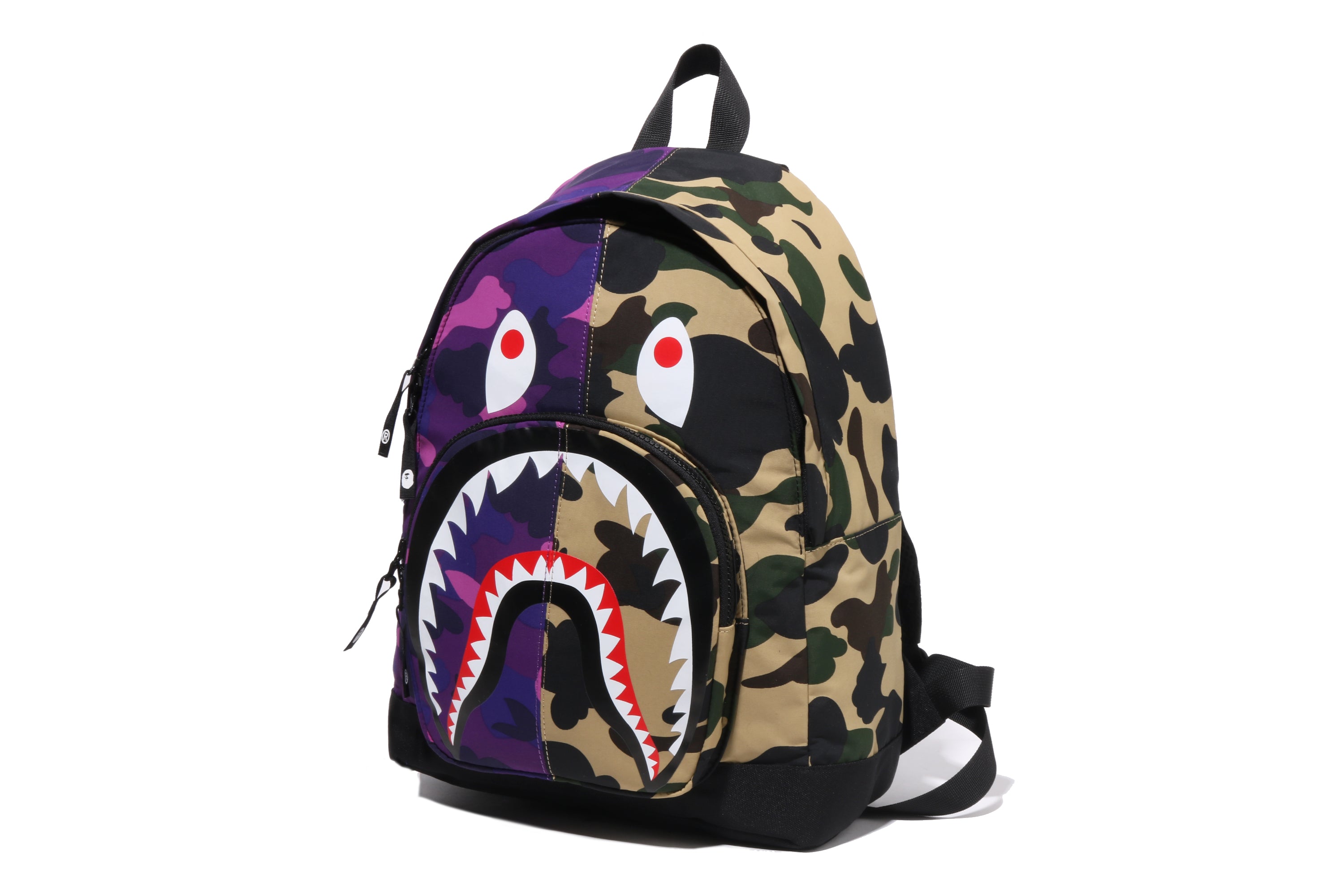 SPLIT CAMO SHARK DAYPACK KIDS – eu.bape.com