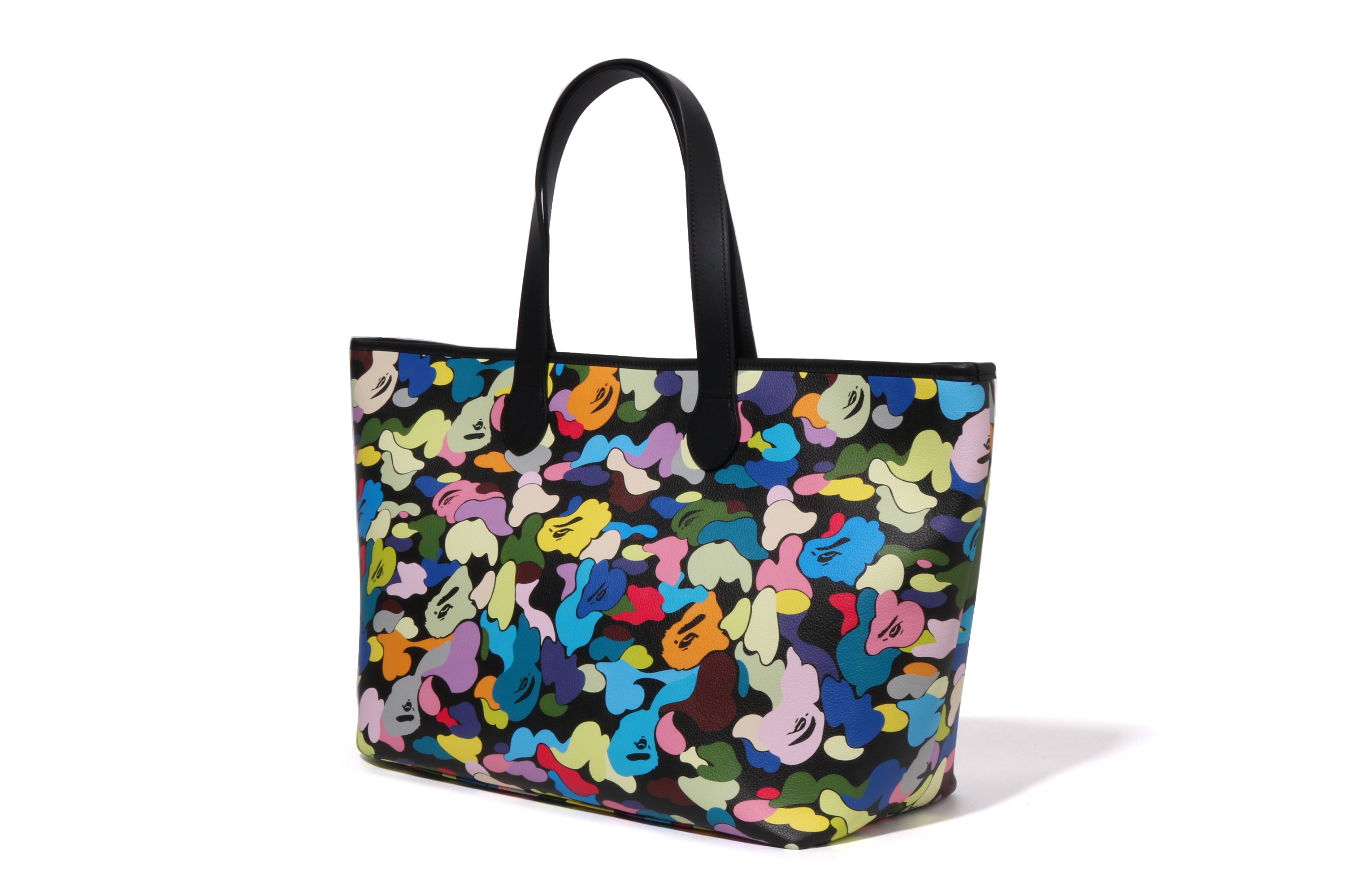 A BATHING APE MULTI CAMO CANVAS L キャンバス MULTI CAMO TOTE BAG – eu.bape.com
