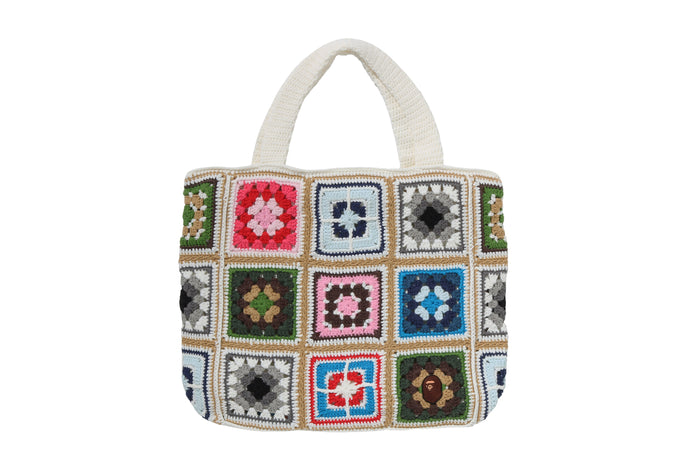 APE HEAD ONE POINT CROCHET TOTE BAG LADIES