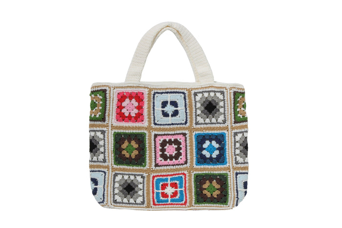 APE HEAD ONE POINT CROCHET TOTE BAG LADIES