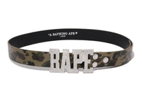 1ST CAMO BAPE LEATHER BELT