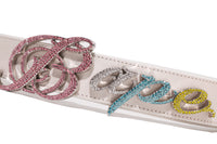 BAPE LOGO BELT W/ RHINESTONES