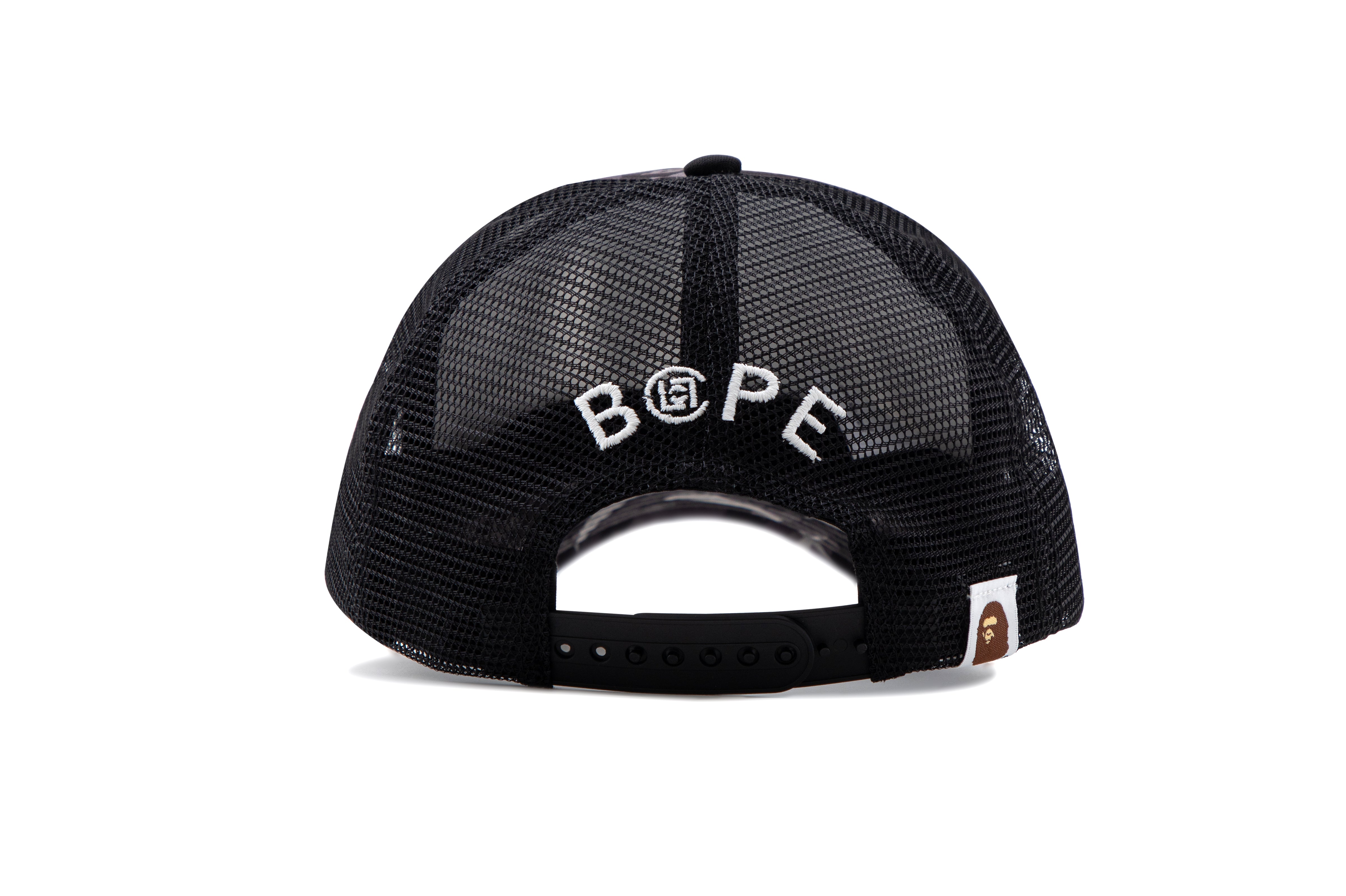 BAPE X CLOT EGRA CAMO TRUCKER CAP – eu.bape.com