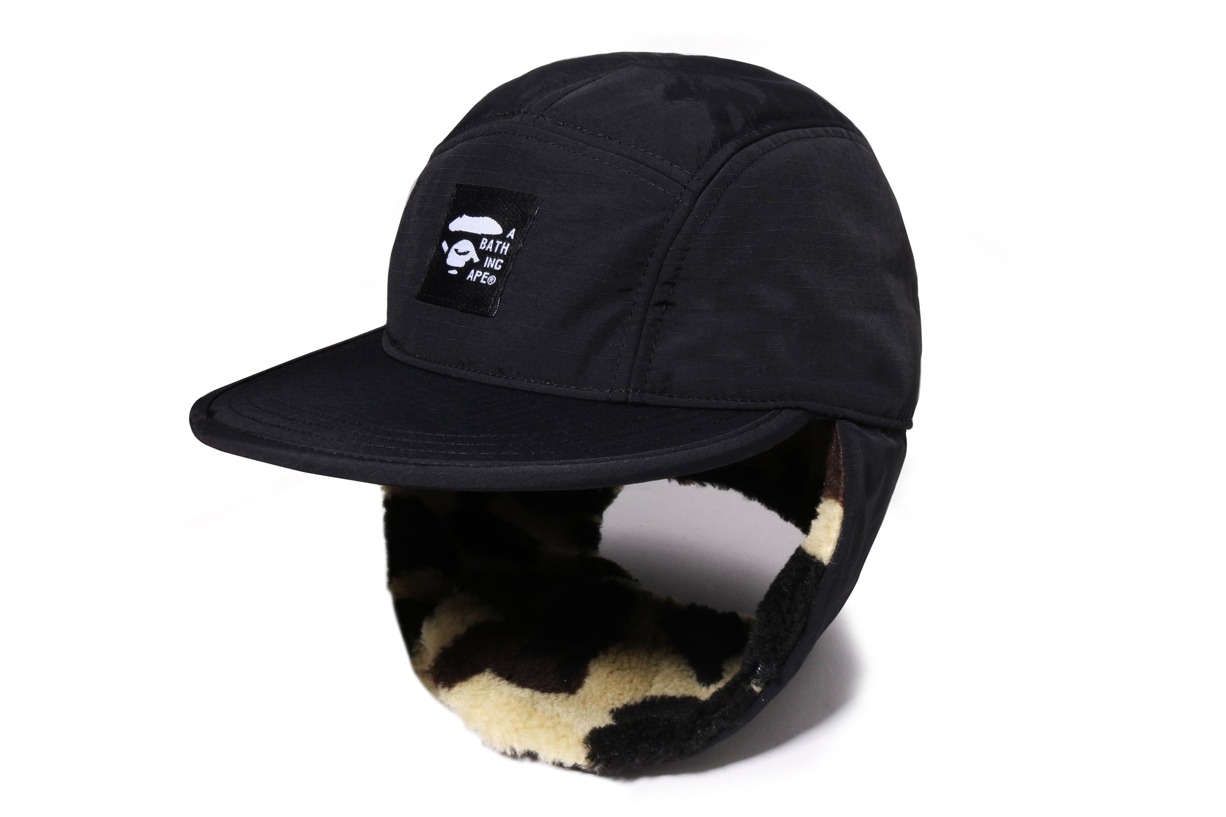 1ST CAMO PUFFY FLIGHT CAP – eu.bape.com