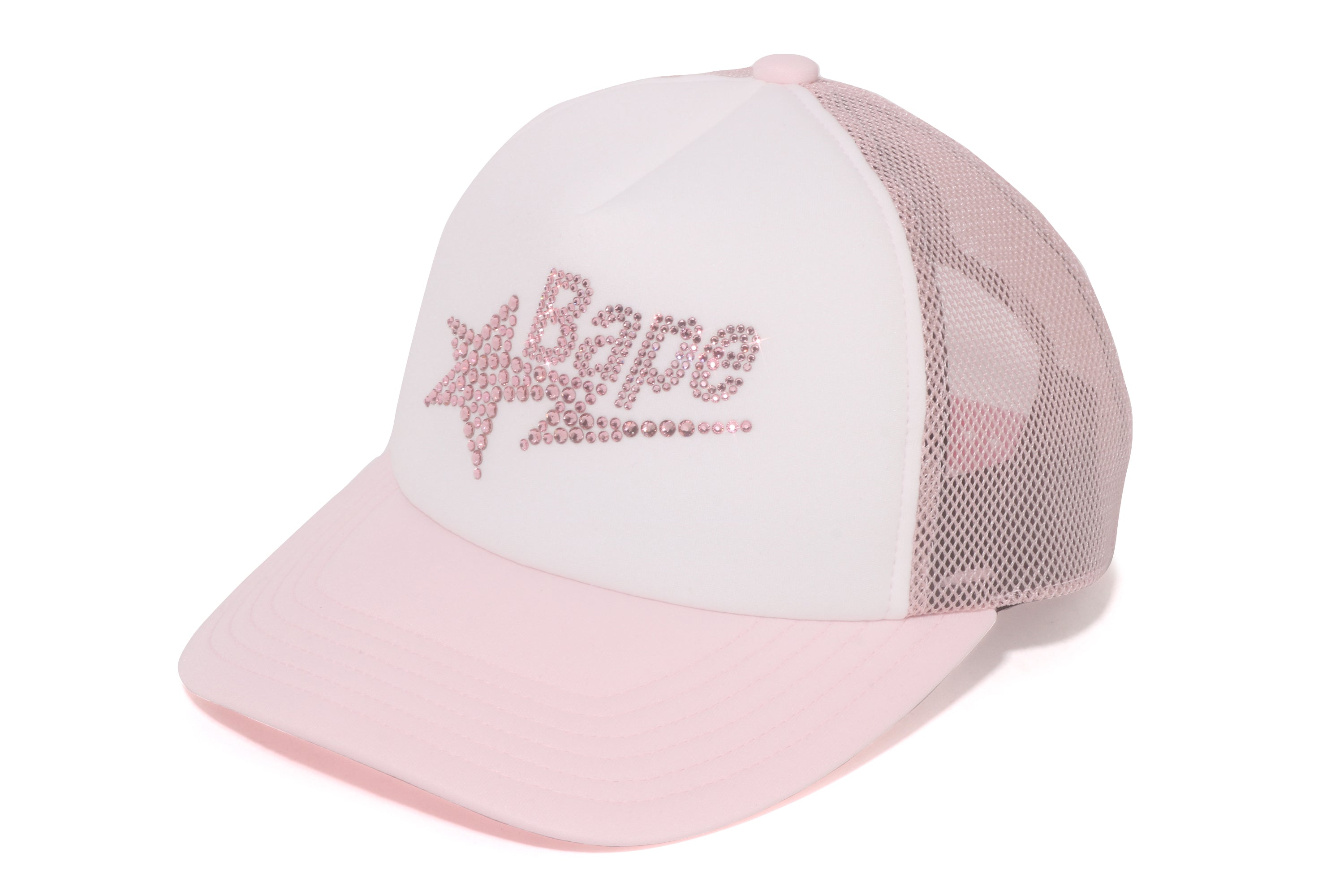 極少 CRYSTAL STONE BAPE STA LOGO MESH CAP CRYSTAL STONE BAPE STA LOGO MESH CAP LADIES – eu.bape.com