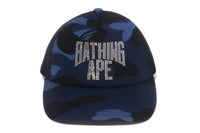COLOR CAMO CRYSTAL BATHING APE LOGO MESH CAP LADIES