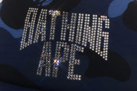 COLOR CAMO CRYSTAL BATHING APE LOGO MESH CAP LADIES