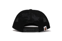 BAPE X SAINT MXXXXXX SAINT STA MESH CAP BLACK