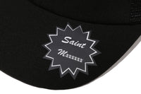 BAPE X SAINT MXXXXXX SAINT STA MESH CAP BLACK