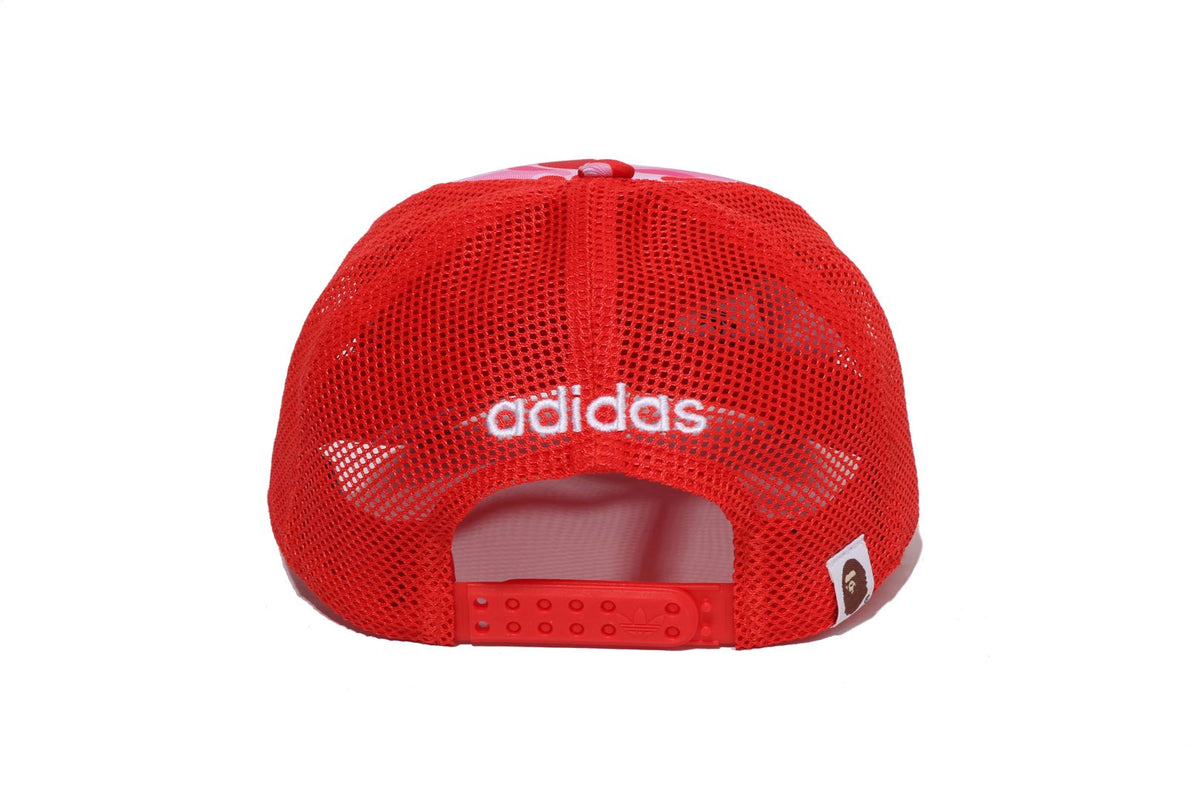 BAPE X ADIDAS CAMO MESH CAP