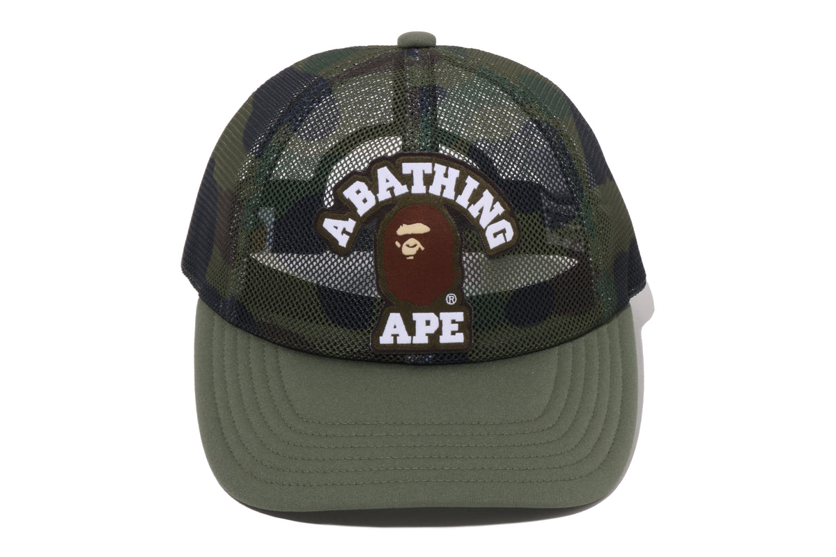 1ST CAMO COLLEGE PATCHED MESH CAP
