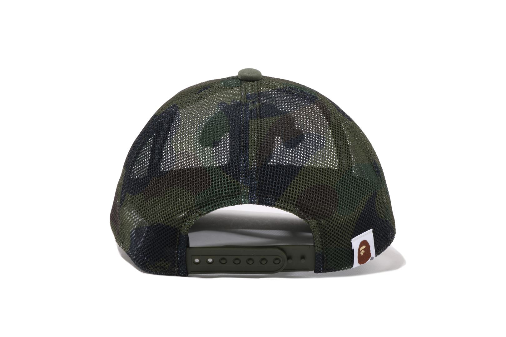 1ST CAMO COLLEGE PATCHED MESH CAP – eu.bape.com
