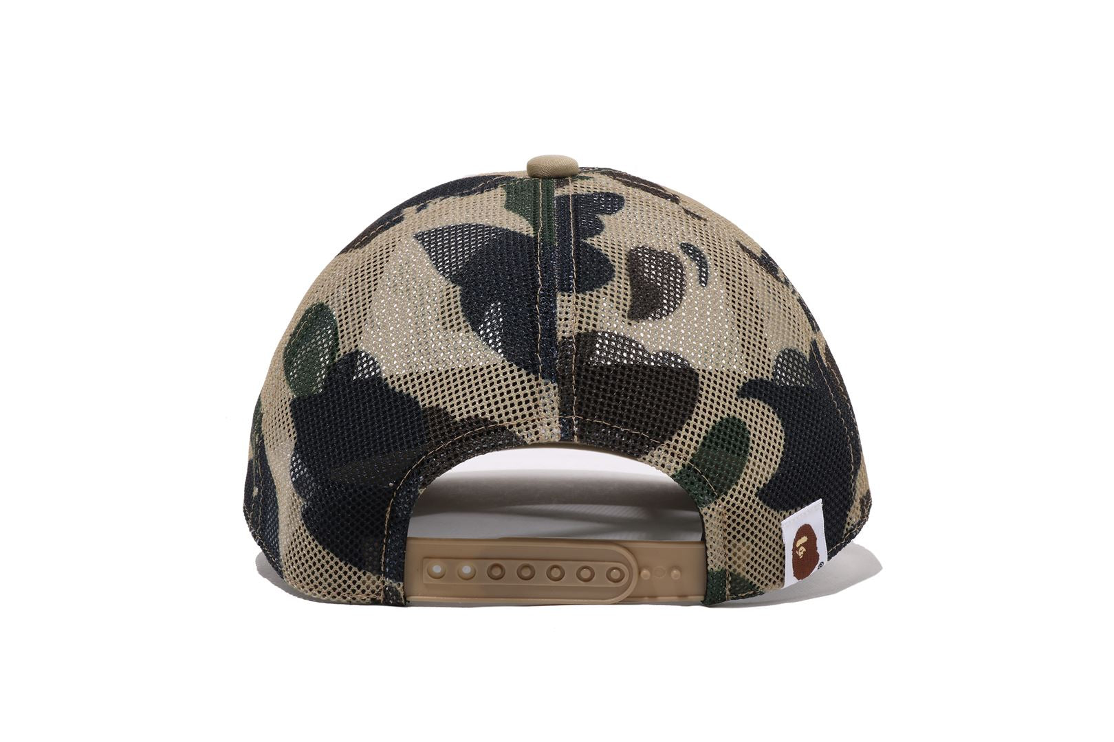 1ST CAMO COLLEGE PATCHED MESH CAP – eu.bape.com