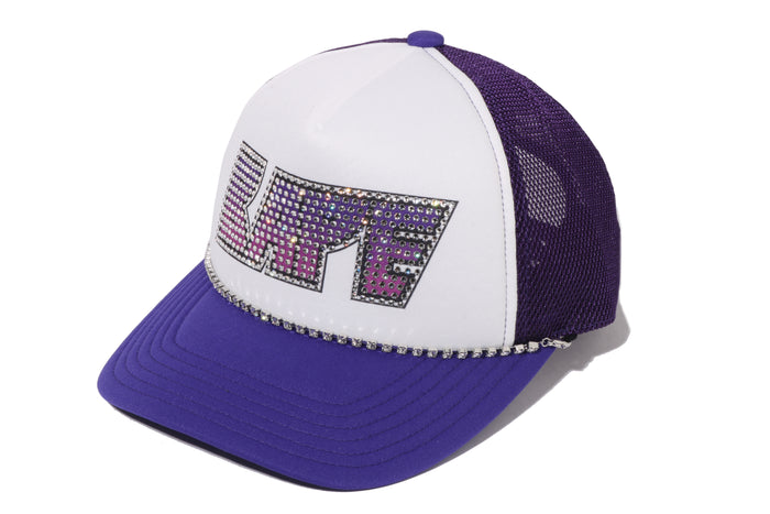 BAPE CRYSTAL MESH CAP