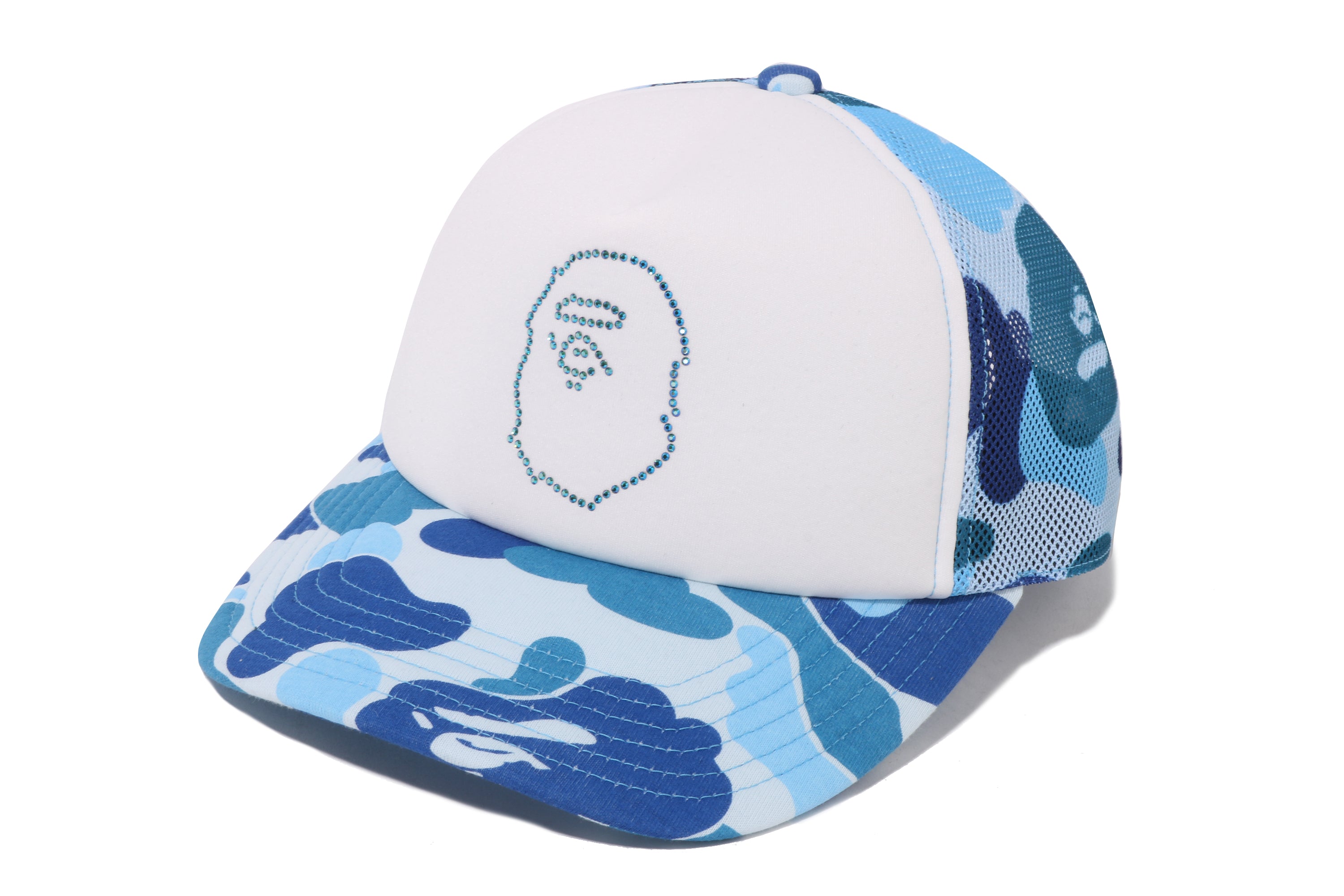 ABC CAMO CRYSTAL STONE MESH CAP LADIES – eu.bape.com