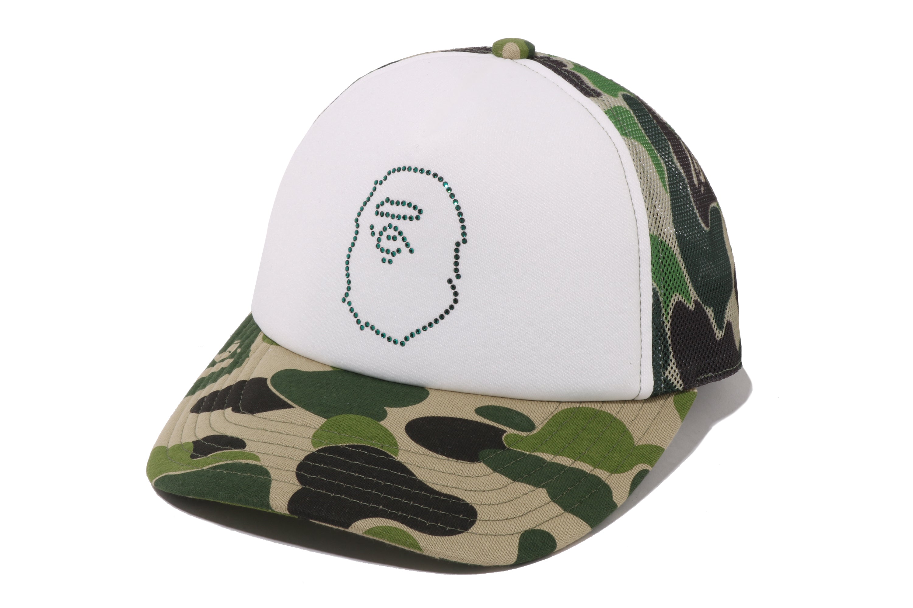 ABC CAMO CRYSTAL STONE MESH CAP LADIES – eu.bape.com