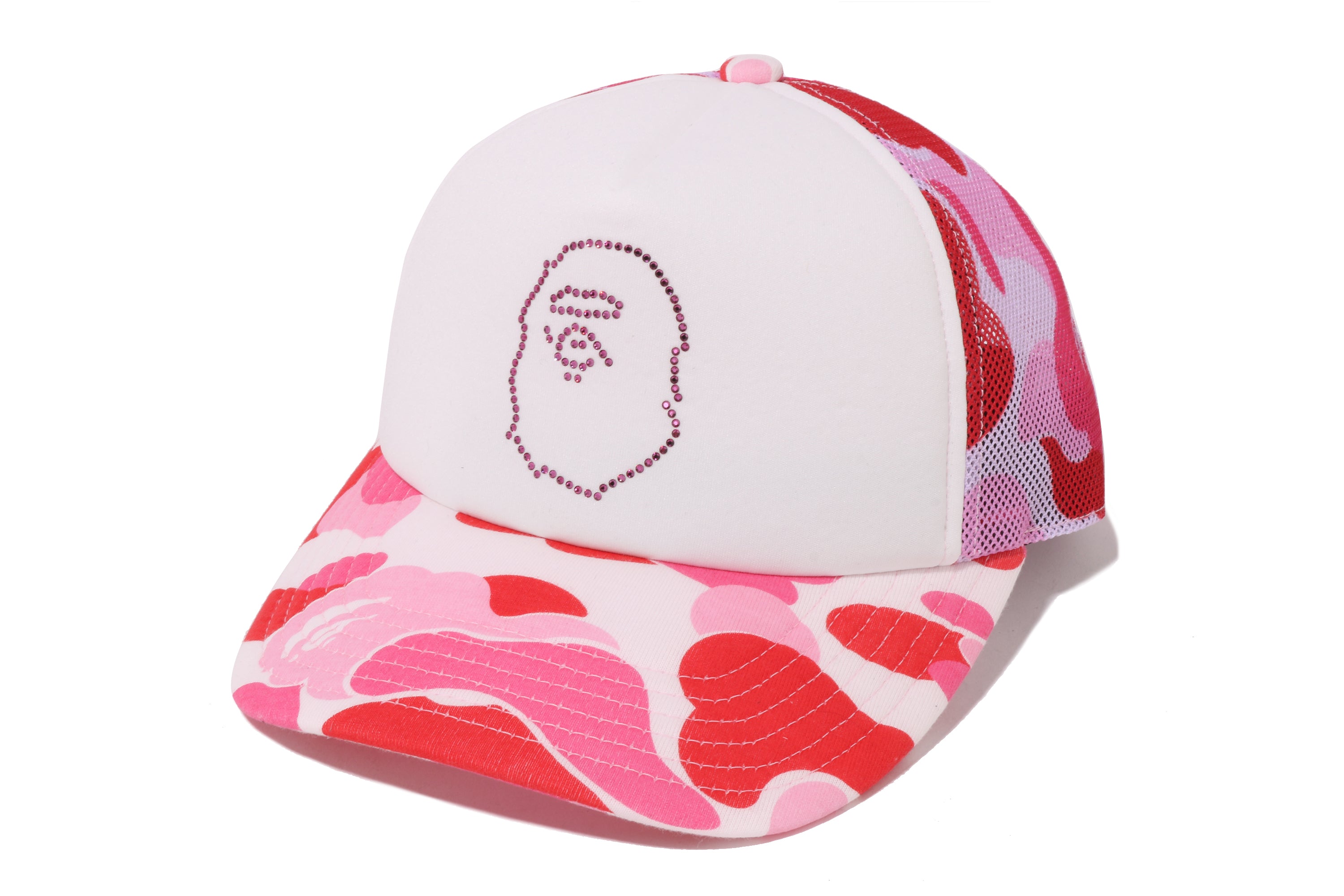 ABC CAMO CRYSTAL STONE MESH CAP LADIES – eu.bape.com