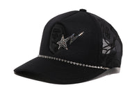 APE HEAD CRYSTAL MESH CAP