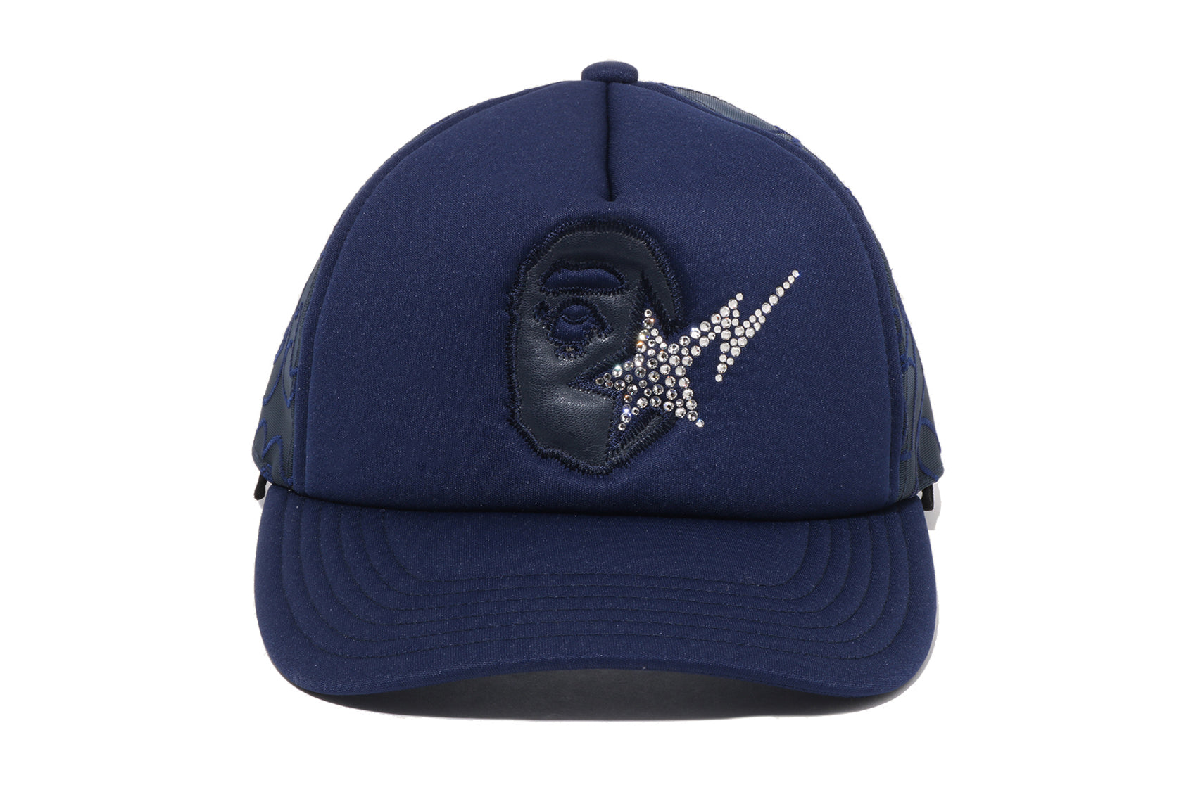 BAPE CRYSTAL MESH CAP ape エイプ　キャップ　メ APE HEAD CRYSTAL MESH CAP – eu.bape.com
