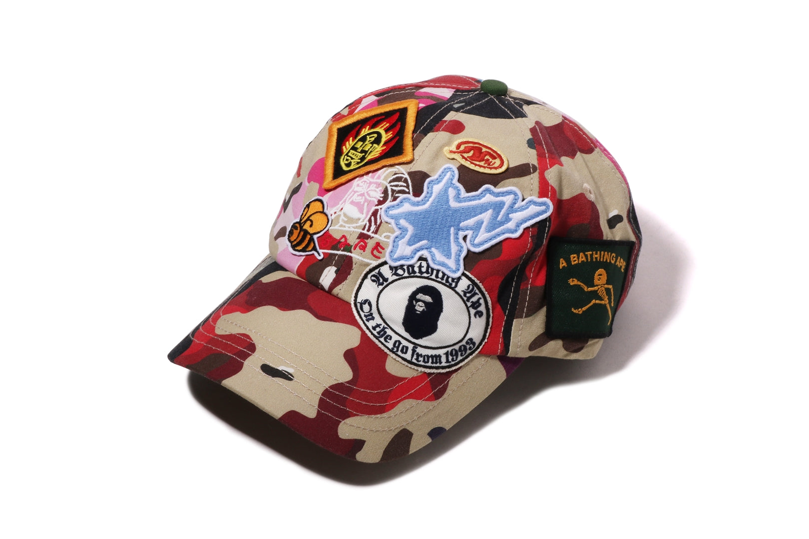 HYBRID CAMO MULTI LOGO CAP LADIES – eu.bape.com