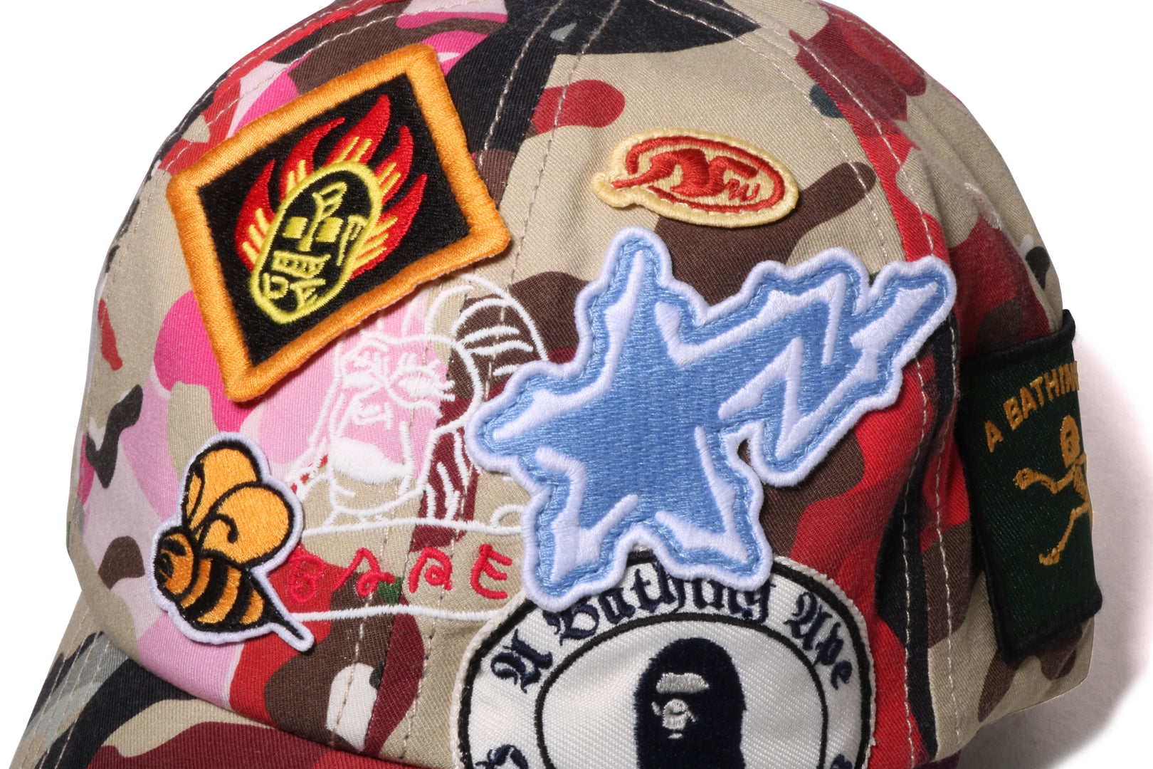 HYBRID CAMO MULTI LOGO CAP LADIES – eu.bape.com