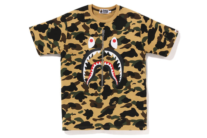 1ST CAMO SHARK TEE MENS