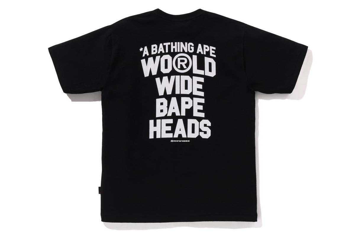 BAPE FLYER PATTERN PRINT TEE MENS