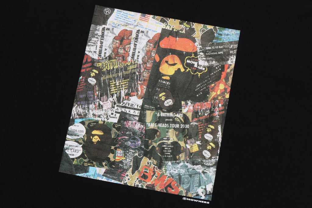 BAPE FLYER PATTERN PRINT TEE MENS – eu.bape.com