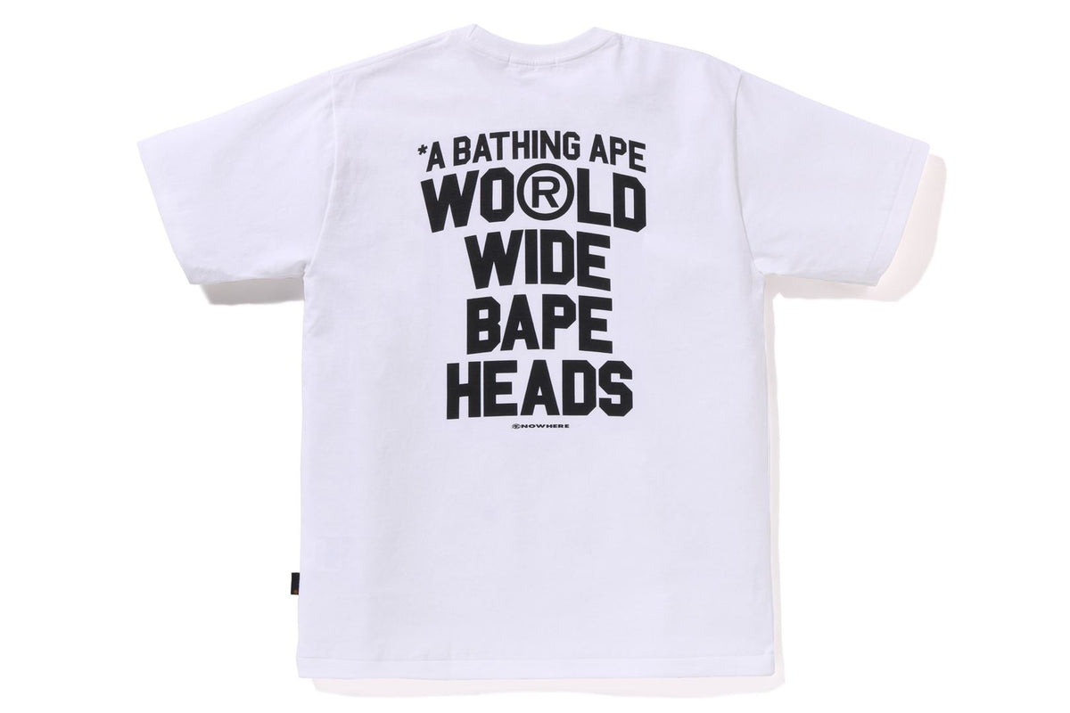 BAPE FLYER PATTERN PRINT TEE MENS