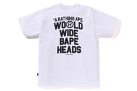 BAPE FLYER PATTERN PRINT TEE MENS